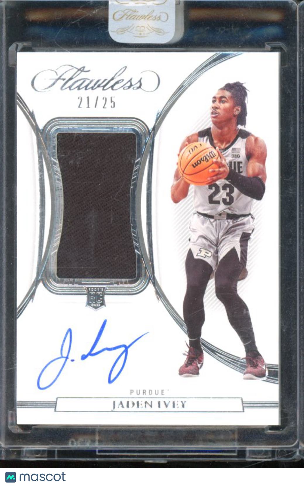 2022-23 Flawless Jaden Ivey Rookie Patch Auto /25