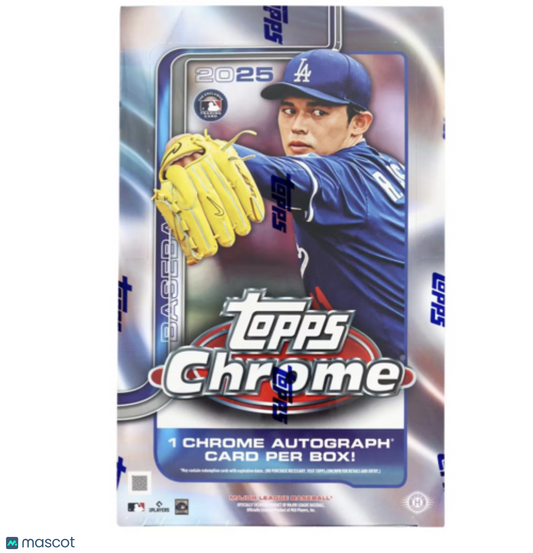 2025 Topps Chrome Baseball Hobby Box
