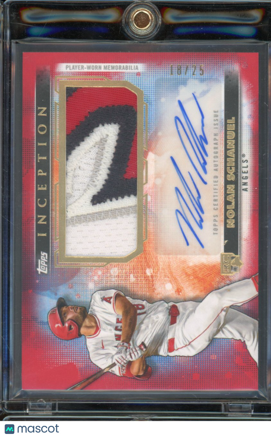 2024 Inception Nolan Schanuel Rookie Patch Auto /25