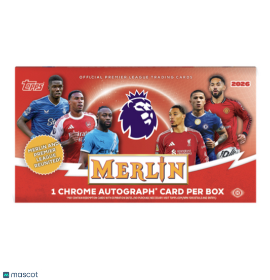 2025-26 Topps Merlin Chrome Soccer Hobby Box