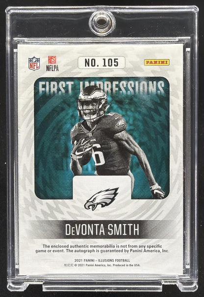 2021 Panini Illusions DeVonta Smith #105 23/149 RC Auto