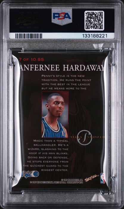 1997-98 Skybox Premium Anfernee Hardaway Silky Smooth PSA 8 Pop 2