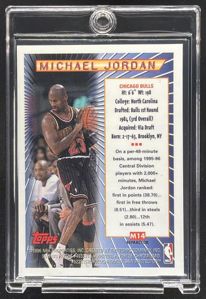 1996-97 Topps Finest Michael Jordan Mystery Refractor