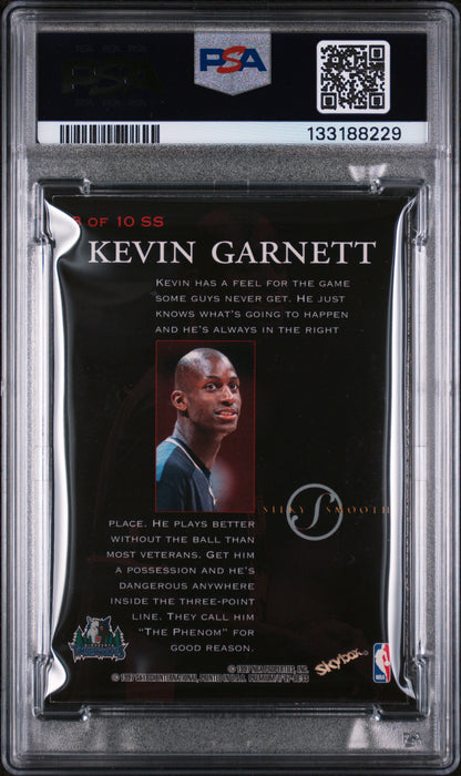 1997-98 Skybox Premium Kevin Garnett Silky Smooth PSA 5