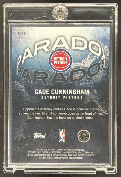2025-26 Topps Chrome Cade Cunningham #PX-15 Paradox SSP