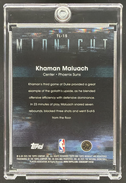 2025-26 Topps Midnight Khaman Maluach #TL-15 Twilight