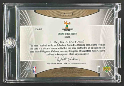 2006 Upper Deck Trilogy Oscar Robertson #PM-OR /50 Patch