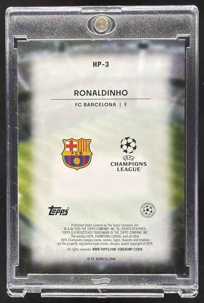 2025-26 Topps UEFA CC Ronaldinho #HP-3 Home Pitch Advantage