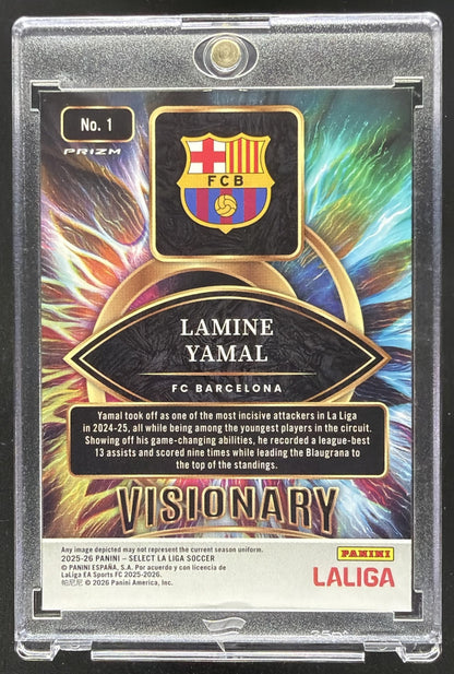 2025-26 Panini Select La Liga Lamine Yamal #1 Terrace Multi-Color Prizm