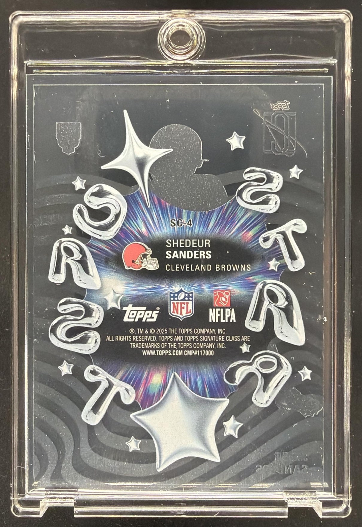 2025 Topps Signature Class Shedeur Sanders #SC-4 Star Cast SP RC