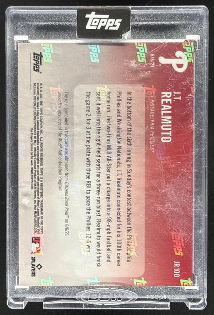 2021 Topps J.T. Realmuto 100th HR /99 Base