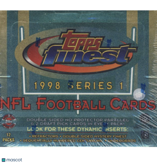 1998 Topps Finest Football Series 1 Hobby Box