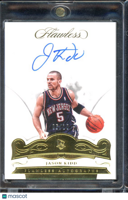 2017-18 Flawless Jason Kidd Gold Auto /10