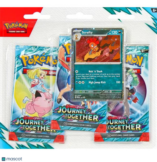 Pokemon Scarlet & Violet: Journey Together 3-Pack Blister