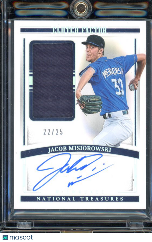 2024 National Treasures Jacob Misiorowski Patch Auto /25 Clutch Factor
