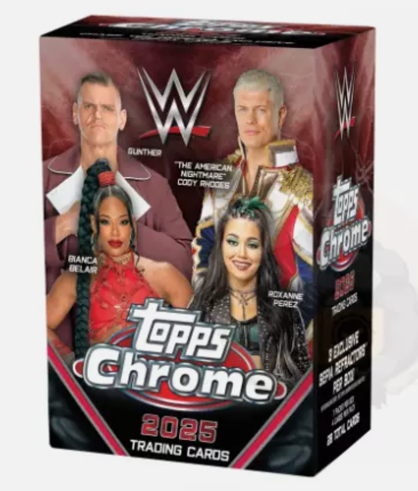 2025 Topps Chrome WWE Blaster Box