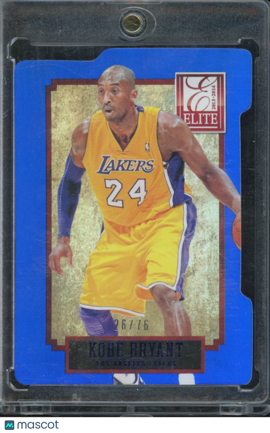 2013-14 Elite Kobe Bryant Blue Die Cut /76