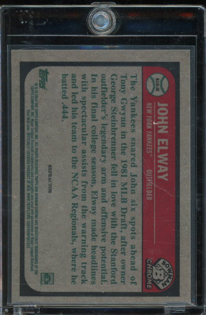 2024 Bowman Chrome John Elway Refractor