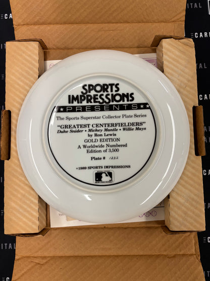Sports Impressions The Duke, Mickey, and Willie Plate