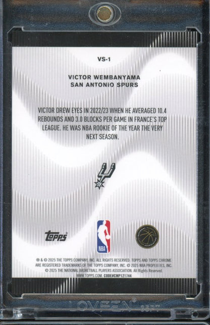 2025-26 Topps Chrome Victor Wembanyama Voices Gold /50