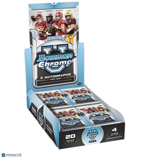 2025 Bowman Chrome University Football Hobby Box