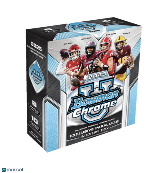 2025 Bowman Chrome University Football Mega Box