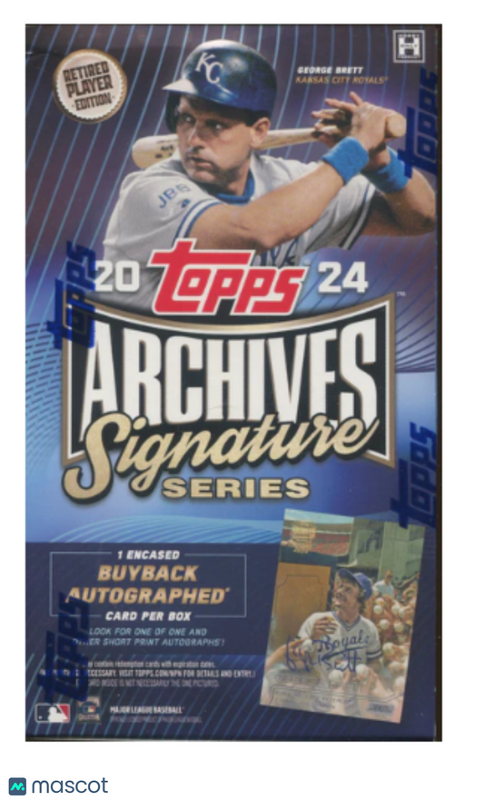 2024 Archives Signature Series Baseball Box RP