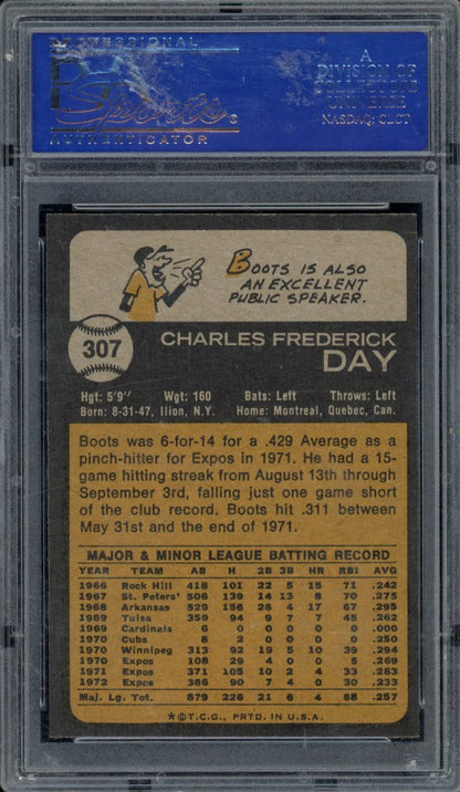 1973 Topps Boots Day #307 PSA 9