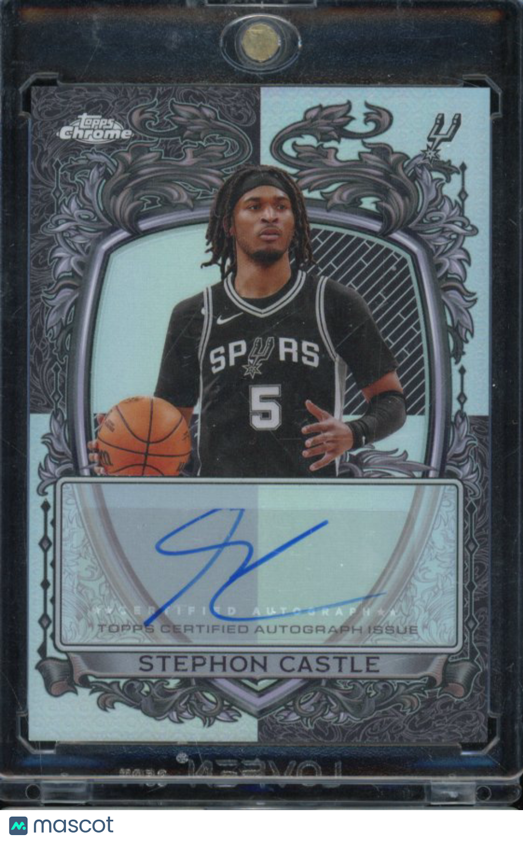 2025-26 Topps Chrome Stephon Castle Refractor Auto