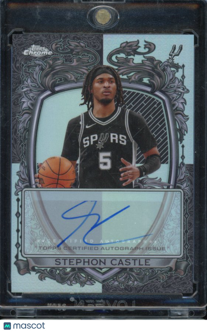 2025-26 Topps Chrome Stephon Castle Refractor Auto