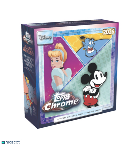 PRE ORDER 2026 Topps Chrome Disney Mega Box