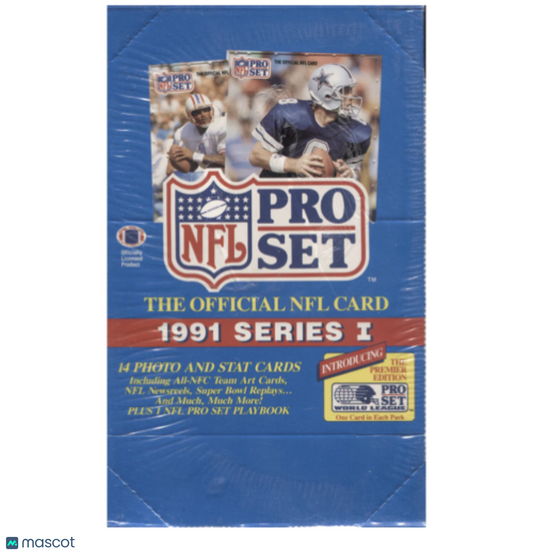 1991 NFL Pro Set Series 1 Box