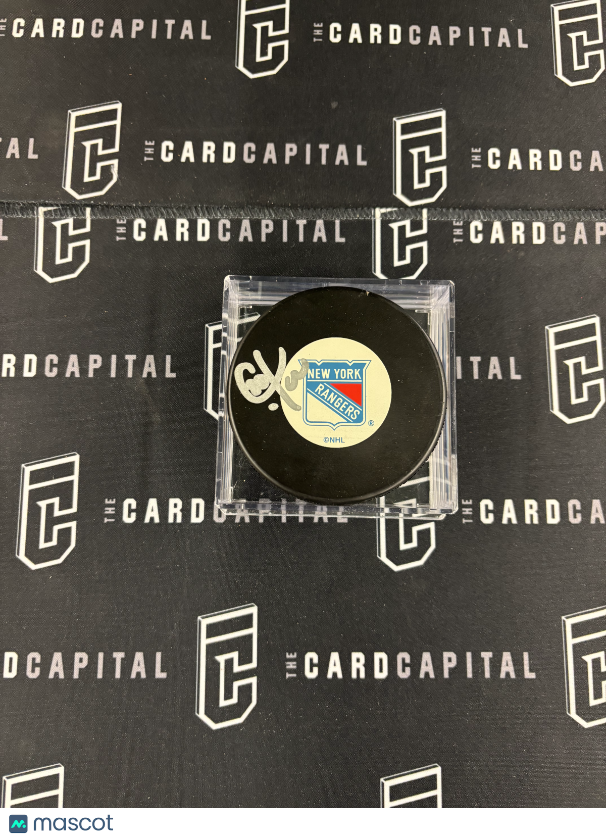 Chris Kreider Signed Hockey Puck JSA Rangers
