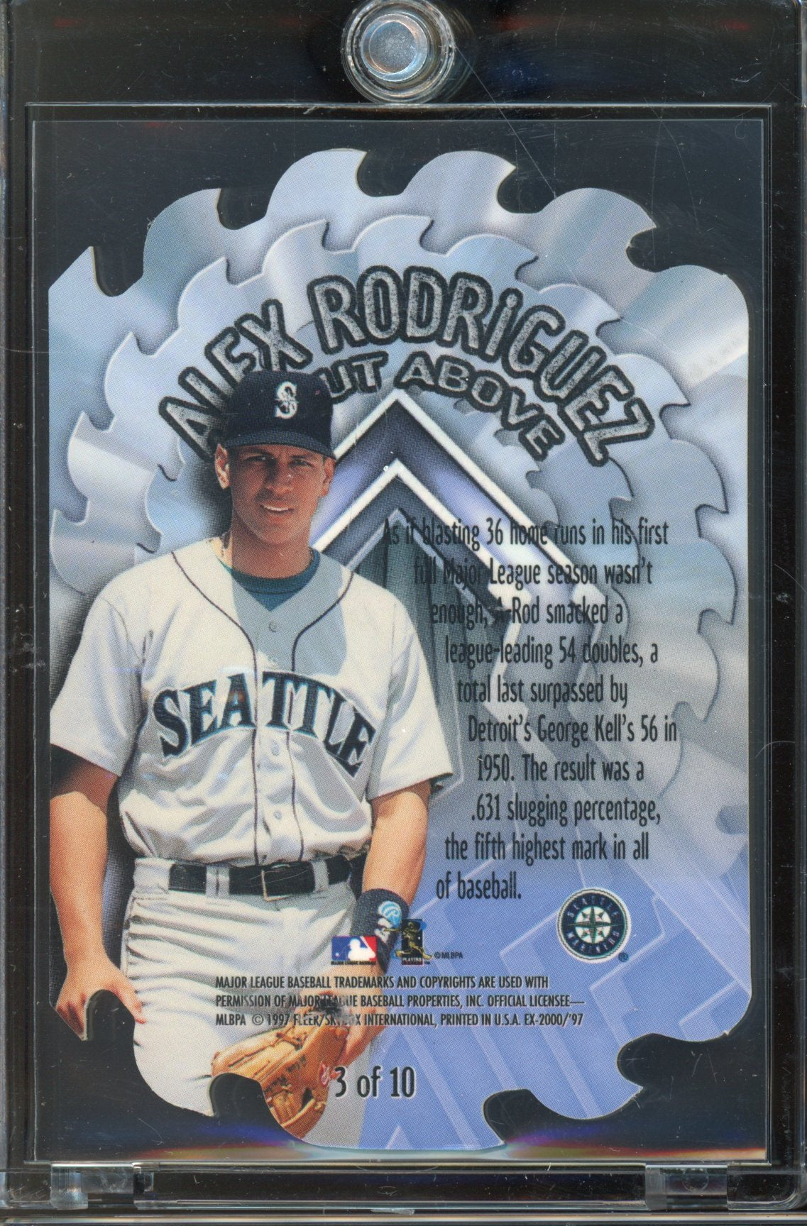 1997 E-X Alex Rodriguez A Cut Above SP