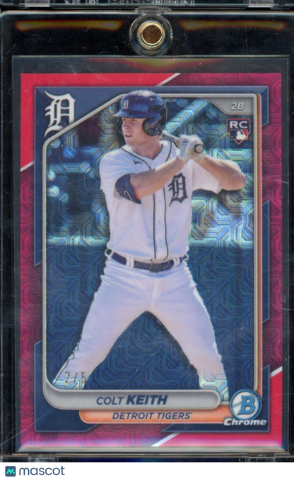 2024 Bowman Chrome Colt Keith Rookie Red Mega /5