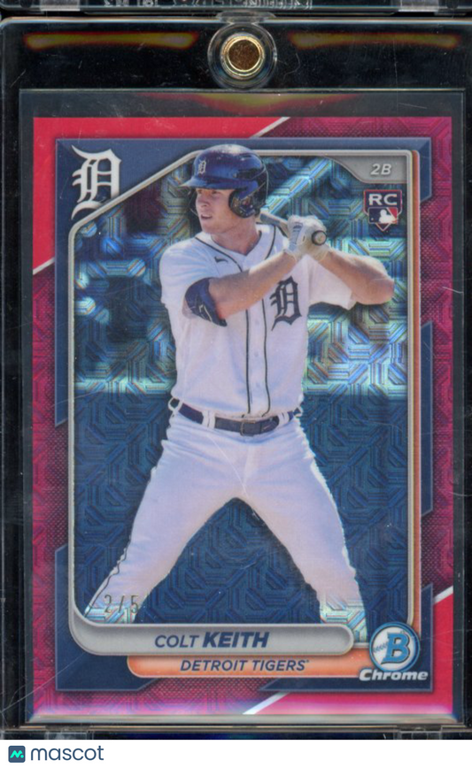 2024 Bowman Chrome Colt Keith Rookie Red Mega /5