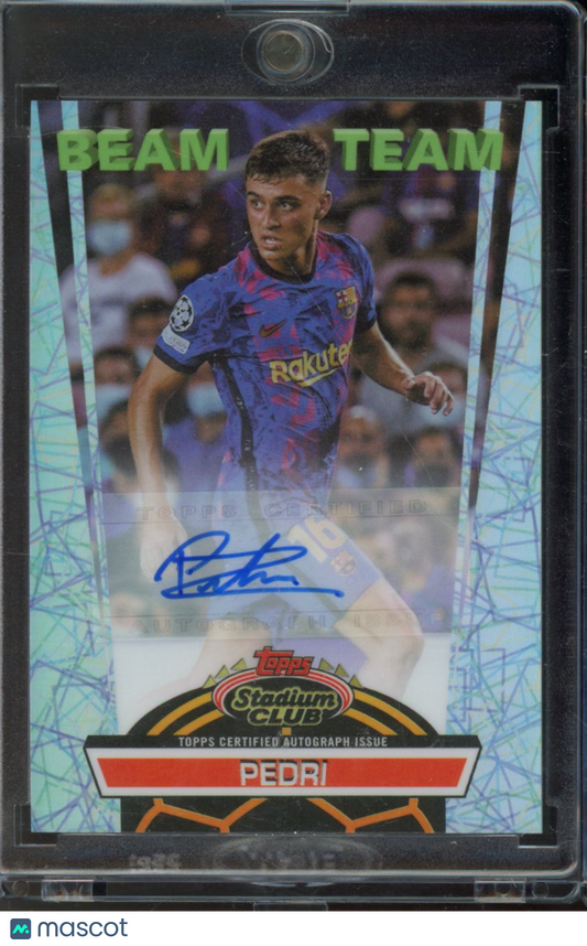 2022 Stadium Club Pedri Beam Team Auto /199