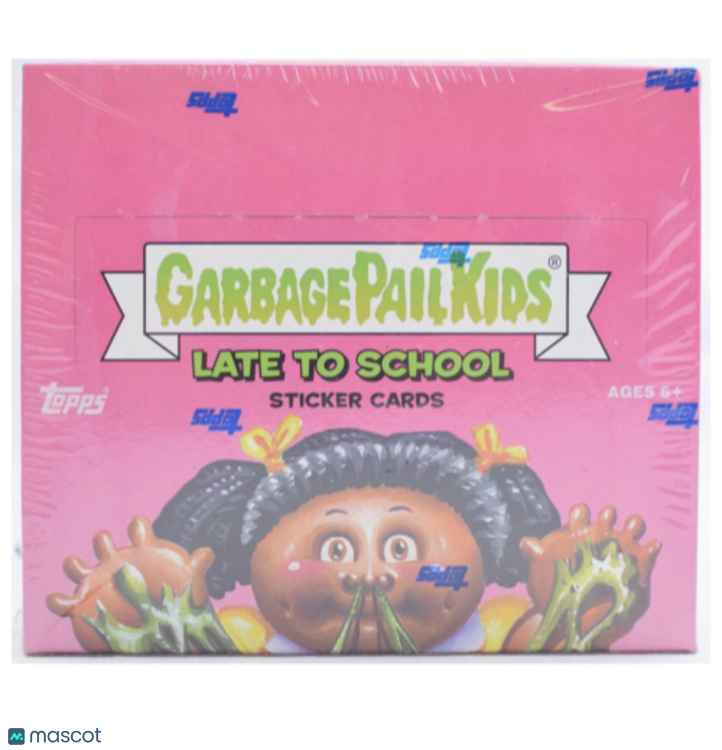 2020 GARBAGE PAIL KIDS LATE TO SCHOOL STICKER CARD BOX