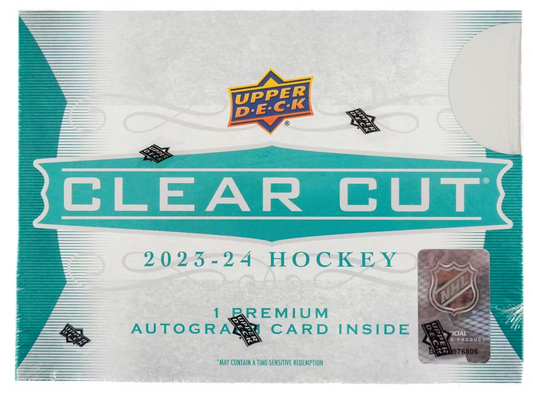 2023-24 UD Clear Cut Hockey Hobby Box