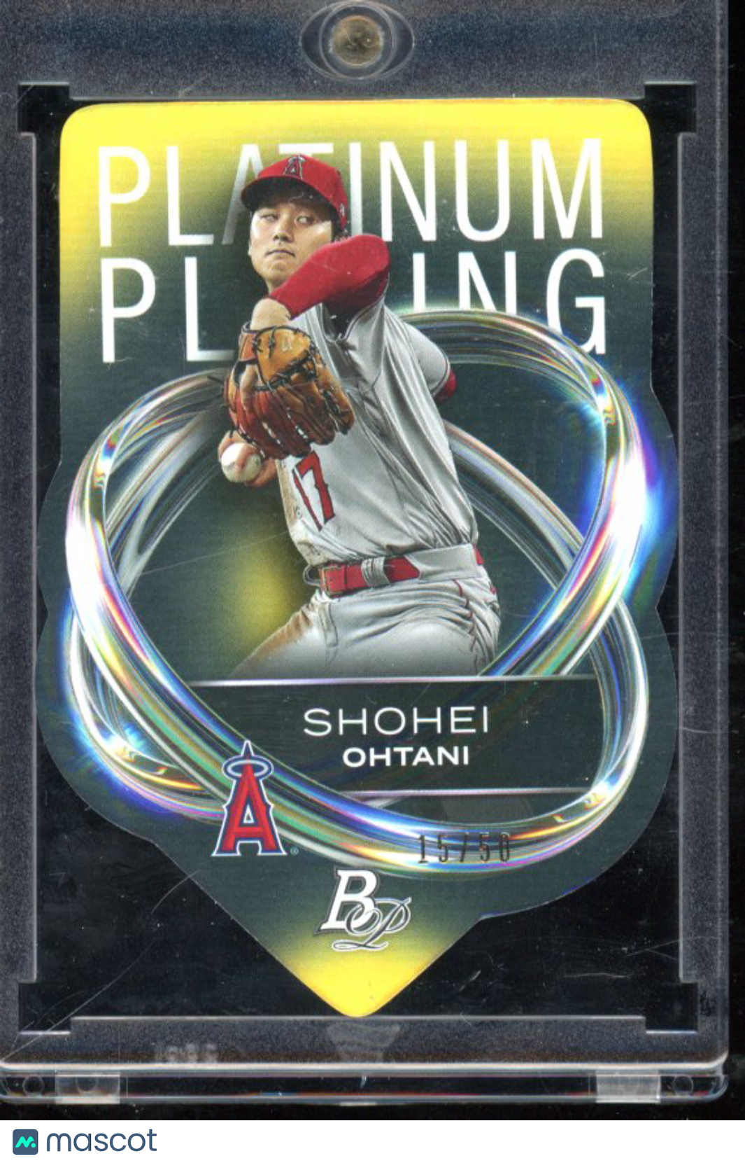 2023 Bowman Platinum Shohei Ohtani Platinum Plating Gold Die Cut /50
