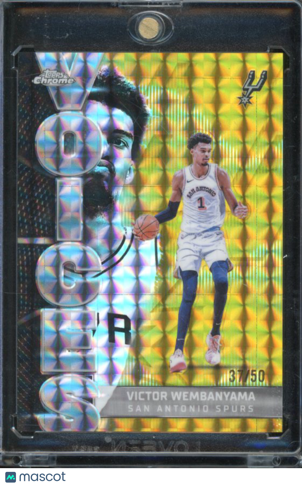 2025-26 Topps Chrome Victor Wembanyama Voices Gold /50