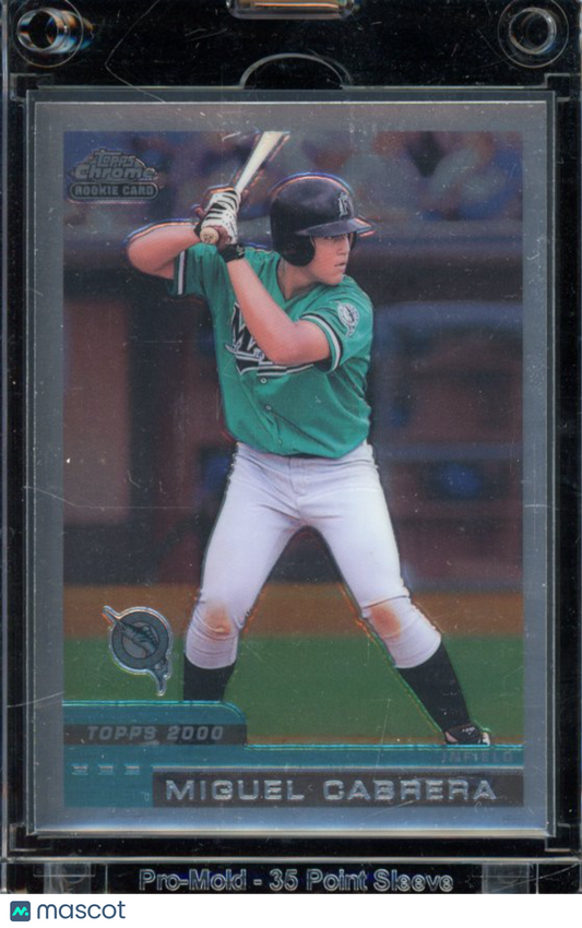 2000 Topps Chrome Traded Miguel Cabrera Rookie