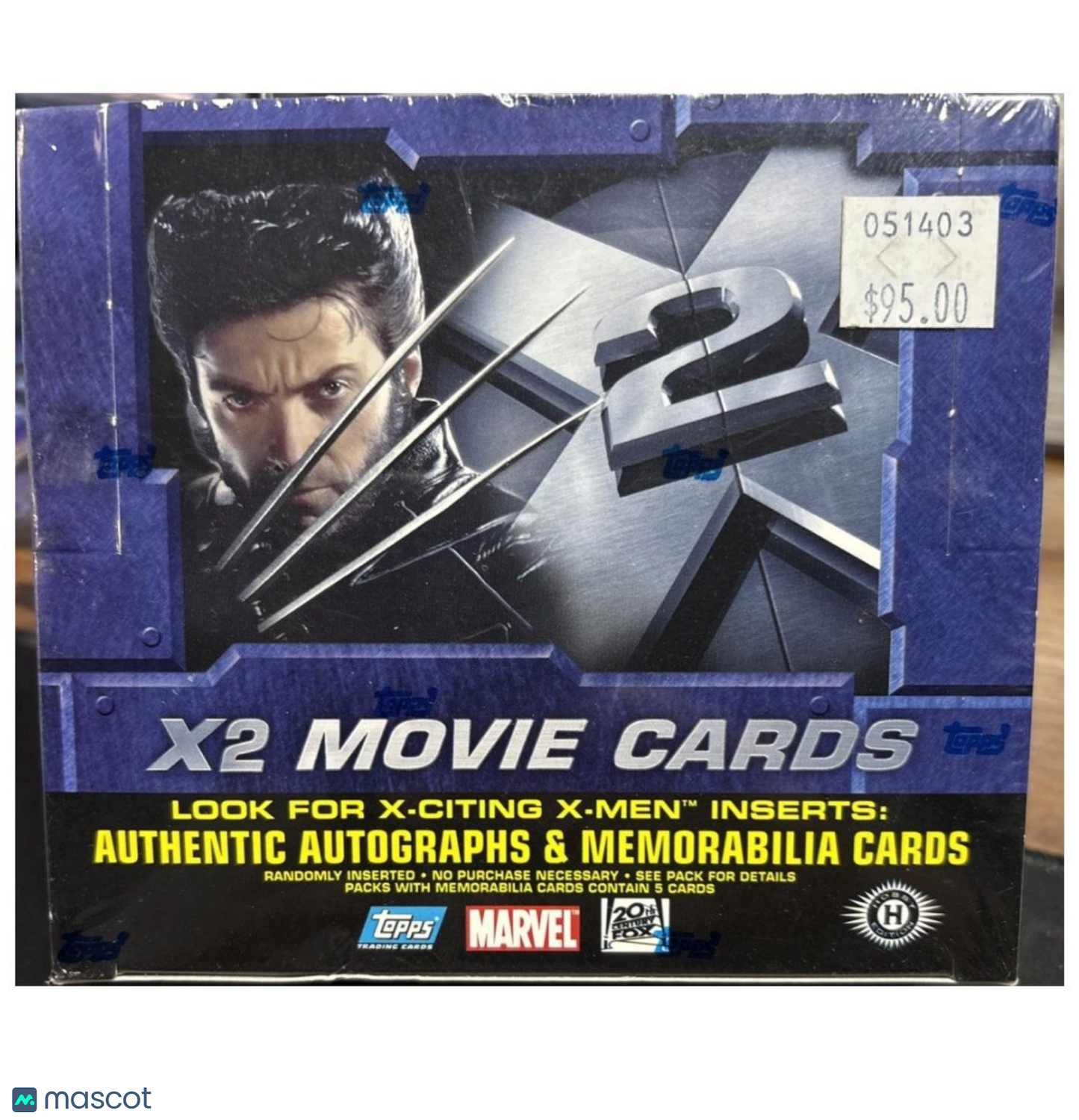 2003 Topps X-Men 2 United Marvel Movie Cards Hobby Box