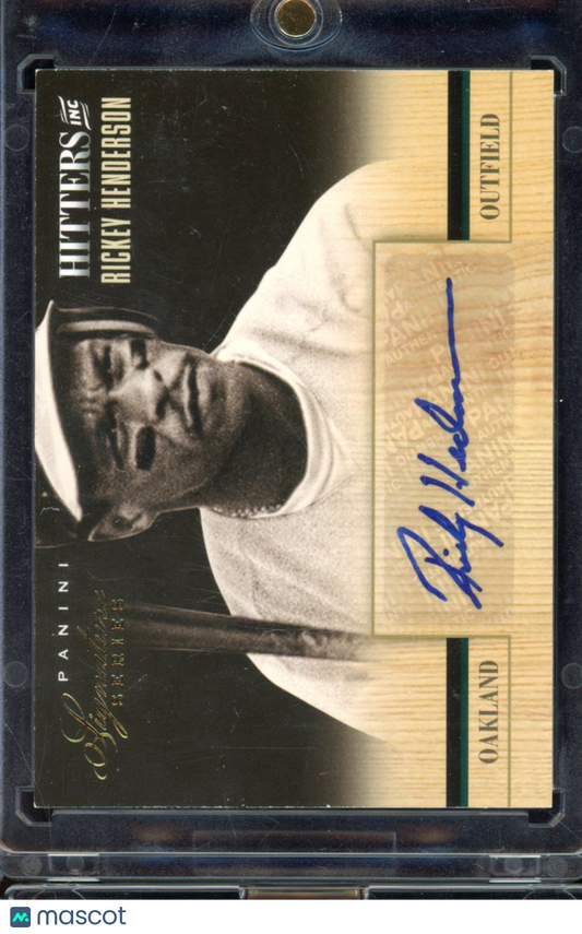 2012 Signature Series Rickey Henderson Auto /5