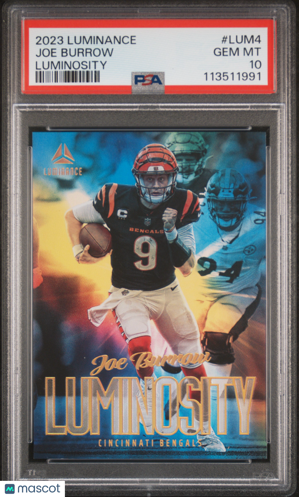 2023 Luminance Joe Burrow Luminosity SP PSA 10