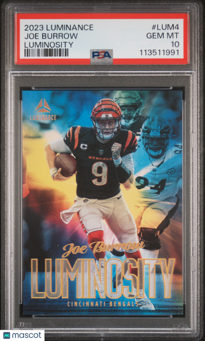 2023 Luminance Joe Burrow Luminosity SP PSA 10