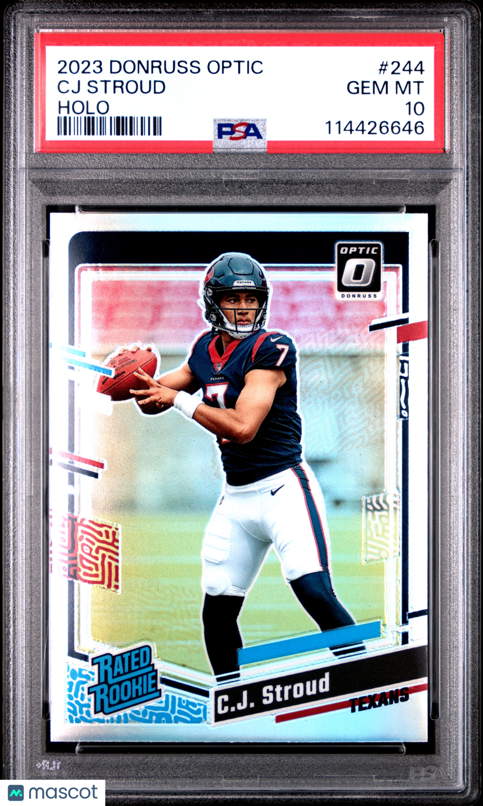 2023 Optic CJ Stroud Holo Rookie PSA 10