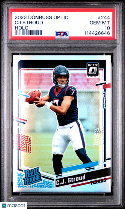 2023 Optic CJ Stroud Holo Rookie PSA 10