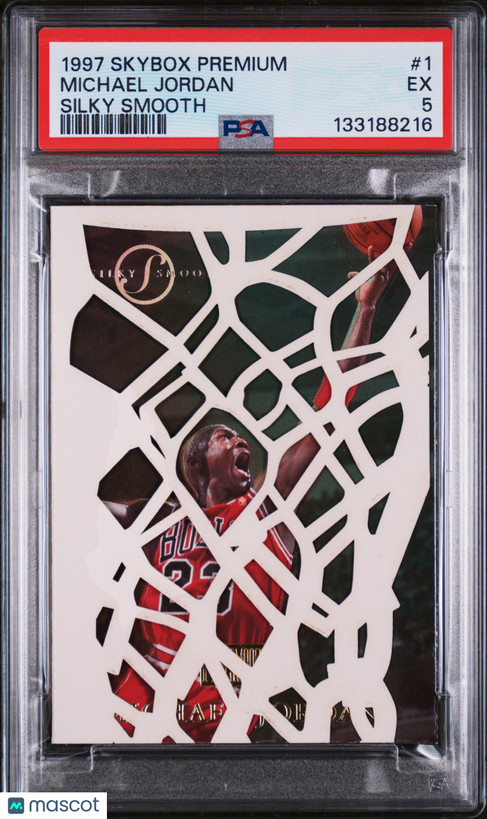 1997-98 Skybox Premium Michael Jordan Silky Smooth PSA 5