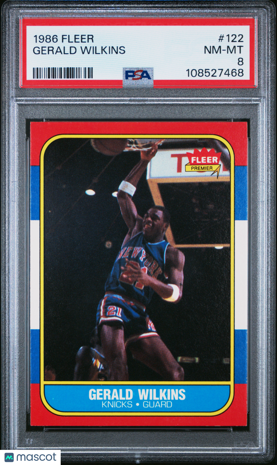1986 Fleer Gerald Wilkins #122 PSA